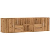  The Living Store Kotna omarica artisan hrast 160x40x45 cm inženirski les - Kotna Omarica, (21495912) | Shoptok.si
