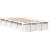  Konstrukcija postelje Bela 75 x 190 cm Masivno borovo les, (5000121588) | Shoptok.si