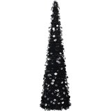 vidaXL Prigodno umjetno božićno drvce crno 150 cm PET | shoptok.hr