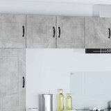 vidaXL Stenska kuhinjska omarica 2 pcs Betonsko siva 40 x 31 x 40 cm | Shoptok.si