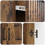  Kreveta Staro drvo 66 x 34,5 x 87 cm Konstruirano drvo Slike