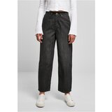 UC Ladies Women's high-waisted wide-leg denim trousers, black washed Cijene