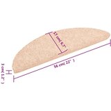 vidaXL samoljepljivi otirači za stepenice 5 kom smeđi 56x17x3 cm | shoptok.hr