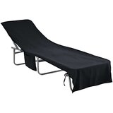 vidaXL Brisače za ležalnik 2 pcs Črna 210 x 75 cm | Shoptok.si