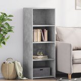vidaXL Visoka omara betonsko siva 45x41x124 cm inženirski les Cene