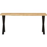  the living store klop z naravnim robom 105 cm trden mangov les - klop, (21498357) | Shoptok.si