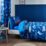 Catherine Lansfield Plava dječja posteljina za krevet za jednu osobu 135x200 cm Jawsome Shark – | shoptok.hr