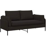 SOFA za dvije osobe 2-sjedalo Crna 188 x 81 x 89 cm Baršun - Crna 145 cm | shoptok.hr