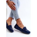 Boto Women's Navy Suede Moccasins Si Passione | Shoptok.si