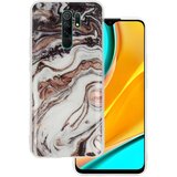 Karl Lagerfeld Silikonska sjajna futrola Marble za Xiaomi Redmi 9 - Višebojna 1 | shoptok.hr