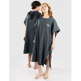 Waffle Surf poncho stormy grey