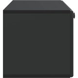 TV ormar za zid 98 x 31 x 30 cm Crna Konstruirano drvo Zidne | shoptok.hr