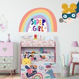 Ginger Home Komplet 2 komada naljepnice SUPER GIRL za dekoraciju dječje sobe, zida, prozora, namještaja | shoptok.hr