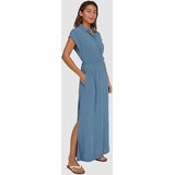 O'neill Lori Maxi Shirt Dress copen blue Cene