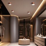 Brilagi Stropno svetlo za kupatilo FORIS LED/9W/230V prečnik 9 cm bronzana IP44 | Eponuda.com