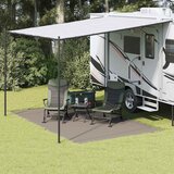  Teppi za šator Svijetlo siva 400 x 250 cm Polietilen | shoptok.hr