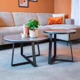 MID.YOU Klubska Miza Pete, Siva, 2 Kos | Shoptok.si