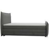 MID.YOU postelja boxspring 180 cm x 200 cm , tekstil srebrne barve | Shoptok.si
