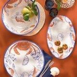 Thun Rose&Tulipani Ocean Life desertni krožnik iz melamina | Shoptok.si