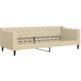  Dnevni krevet krem 80 x 200 cm od tkanine | shoptok.hr