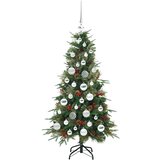  Umjetno božićno drvce s nogom s stalakom Zelena 120 cm PE i PVC | shoptok.hr