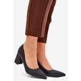 Boto Women's Heels With A Stiletto And Pointed Toe Black Deonira | Shoptok.si