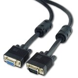Gembird SVGA ext.kabl CC-PPVGAX-10M-B, 10m 15M-15F dual-shielded + 2xFerr, u