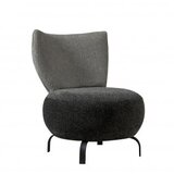 Atelier Del Sofa loly set - anthracite anthracite wing chair set | ePonuda.com