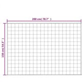  Teška deka plava 138x200 cm 10 kg od tkanine | shoptok.hr