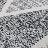  Tepih crno-sivi 120 x 180 cm pamučni | shoptok.hr