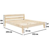Kalune Design Hanah Home Osnova za bračni krevet Venus | ePonuda.com