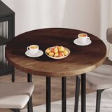  Gornji dio stola Tamno smeđa Ø 90 x 4 cm Čvrsto Hrastovo Drvo | Eponuda.com