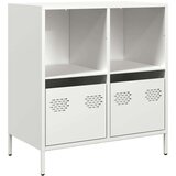 vidaXL Komoda bijela 68x39x73,5 cm hladno valjani čelik | shoptok.hr