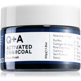 Q+A Activated Charcoal razstrupljevalna maska z aktivnim ogljem za mastno in mešano kožo 50 g za ženske | Shoptok.si