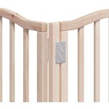 vidaXL Ograda za pse z vrati zložljiva 15 panelov 750 cm topolovina | Shoptok.si