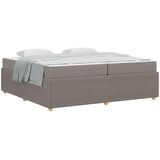  Krevetna konstrukcija Sivo-smeđa 200 x 200 cm tkanina | shoptok.hr