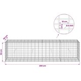  Gabion s žicom debljine 5 mm i mrežom 5x10 cm 200x50x50 cm - 50 cm 50 cm 200 cm | shoptok.hr