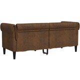  Chesterfield sofa stolica Smeđa 182.5 x 74.5 x 74.5 cm | shoptok.hr