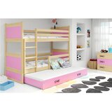BestBed krevet na kat rico s dodatnim ležajem -bor-roza | shoptok.hr