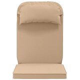  Jastuk za sunčanje 100% poliester Pijesak 55 x 124 x 5 cm - Pijesak Melange | shoptok.hr