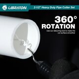 LIBRATON rezalnik PVC cevi 63 mm z rezilom | Shoptok.si