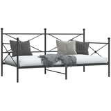  Dnevni krevet bez madraca crni 100x190 cm čelik | shoptok.hr