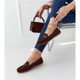 Gemre Brown Fabric Loafers Fombio | shoptok.hr