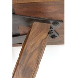 Light & Living Pomoćni stol od masivnog bagrema u tamnoj prirodnoj boji 44x160 cm Quenza – | shoptok.hr