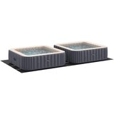  Podni sheet za bazen Crna 820 x 420 x 0,1 cm Neslojno platno | shoptok.hr