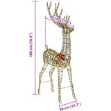  3D Ruzvelt 250 LED lampica Topla bijela 180 cm Ratan | shoptok.hr