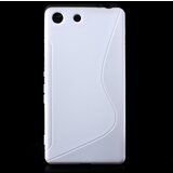  Gumijasti / gel etui S-Line za Sony Xperia M5 - beli Cene