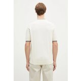 Fred Perry Pamučna majica za muškarce, boja: bež, bez uzorka, K7642.S64 | shoptok.hr