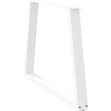 Noge jedilne mize V-oblika 3 kosi Bela 90x(72-73,3) cm Jeklo | Shoptok.si