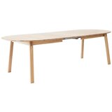 Hammel Furniture Proširiv blagovaonski stol od punog hrasta u prirodnoj boji 100x220 cm Amalfi – | shoptok.hr